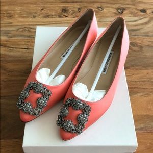 AUTHENTIC-MANOLO BLAHNIK HANGISI FLATS